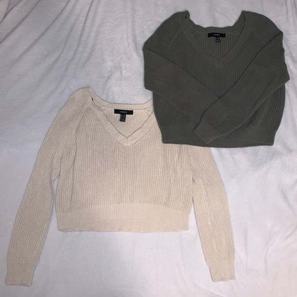 Forever 21 Sweaters - Forever 21 Cropped Sweater Bundle